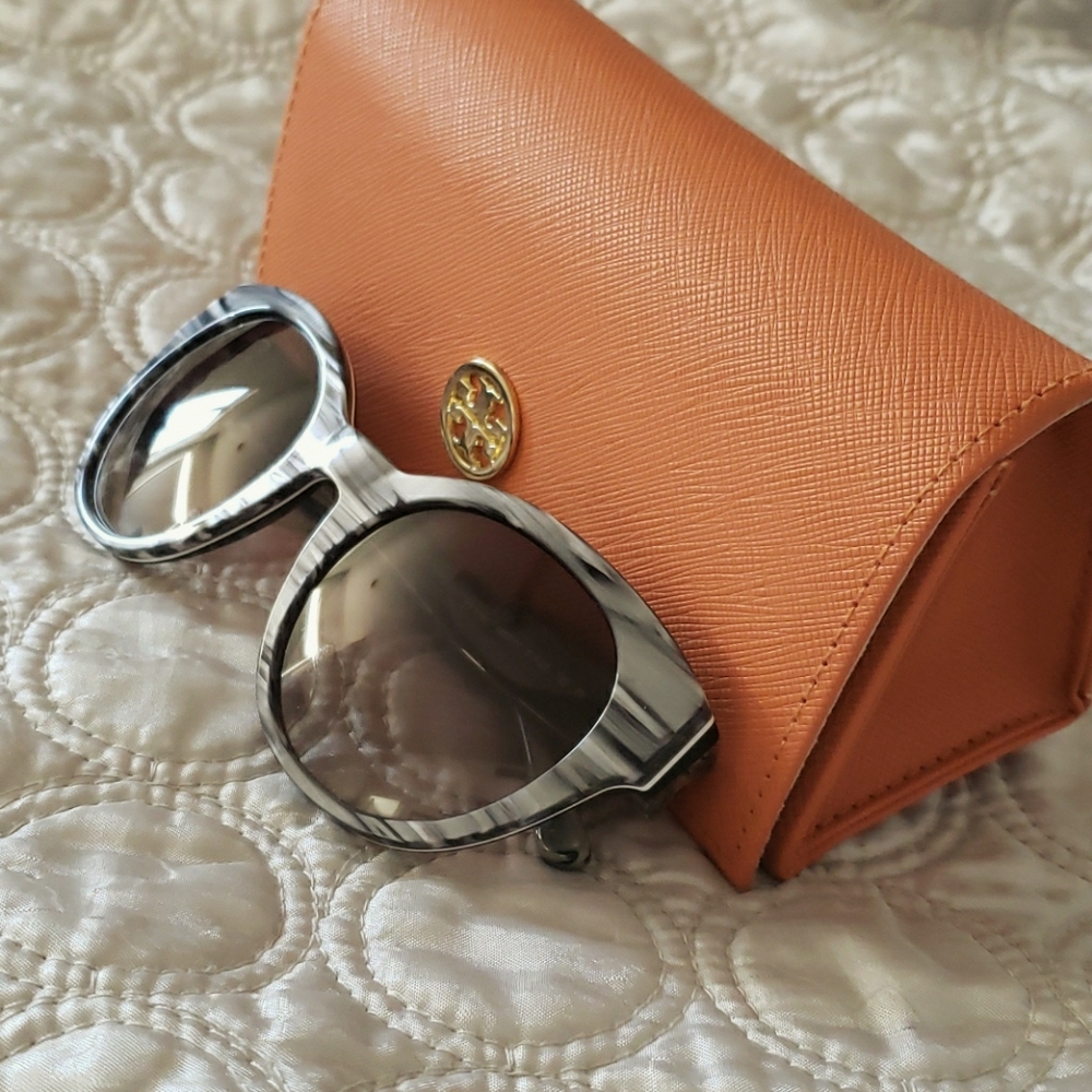 Tory Burch Marbled and Striped Glasses